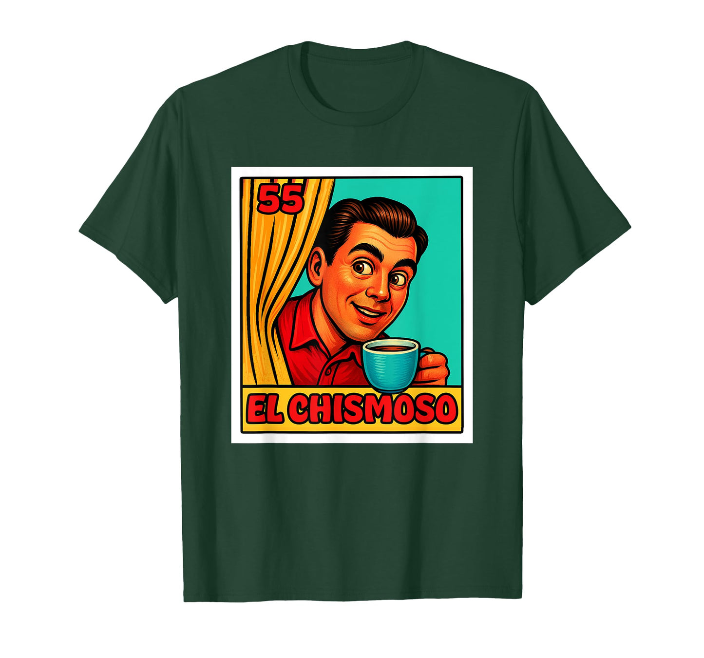 Mexican Lottery Designs Mexican El Chismoso Parody Lottery T-Shirt