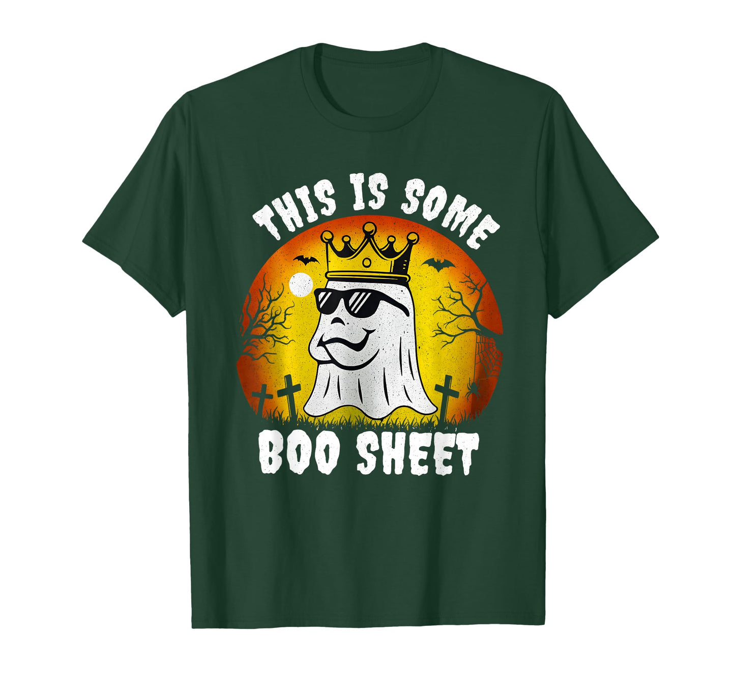 This is Some Boo Sheet Ghost King Halloween Funny Halloween T-Shirt