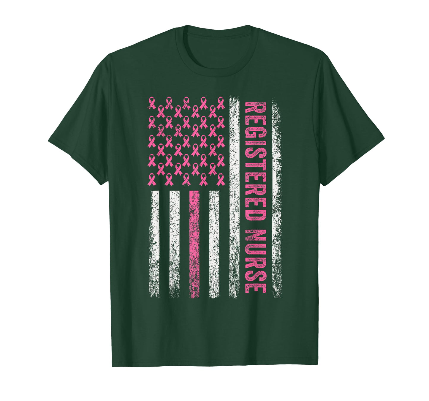 RN Nurse Breast Cancer Pink Registered Nurse Breast Cancer T-Shirt