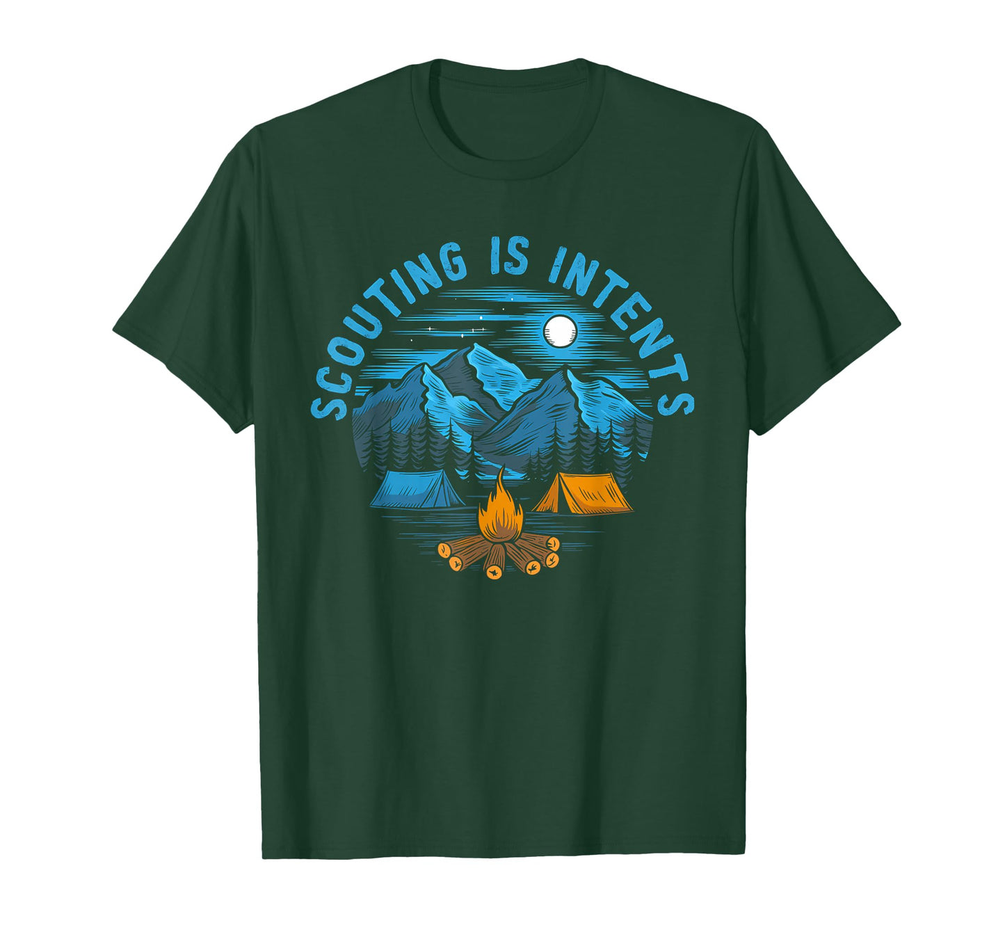 Camping Scouting is Intents Scout Camper Camping T-Shirt