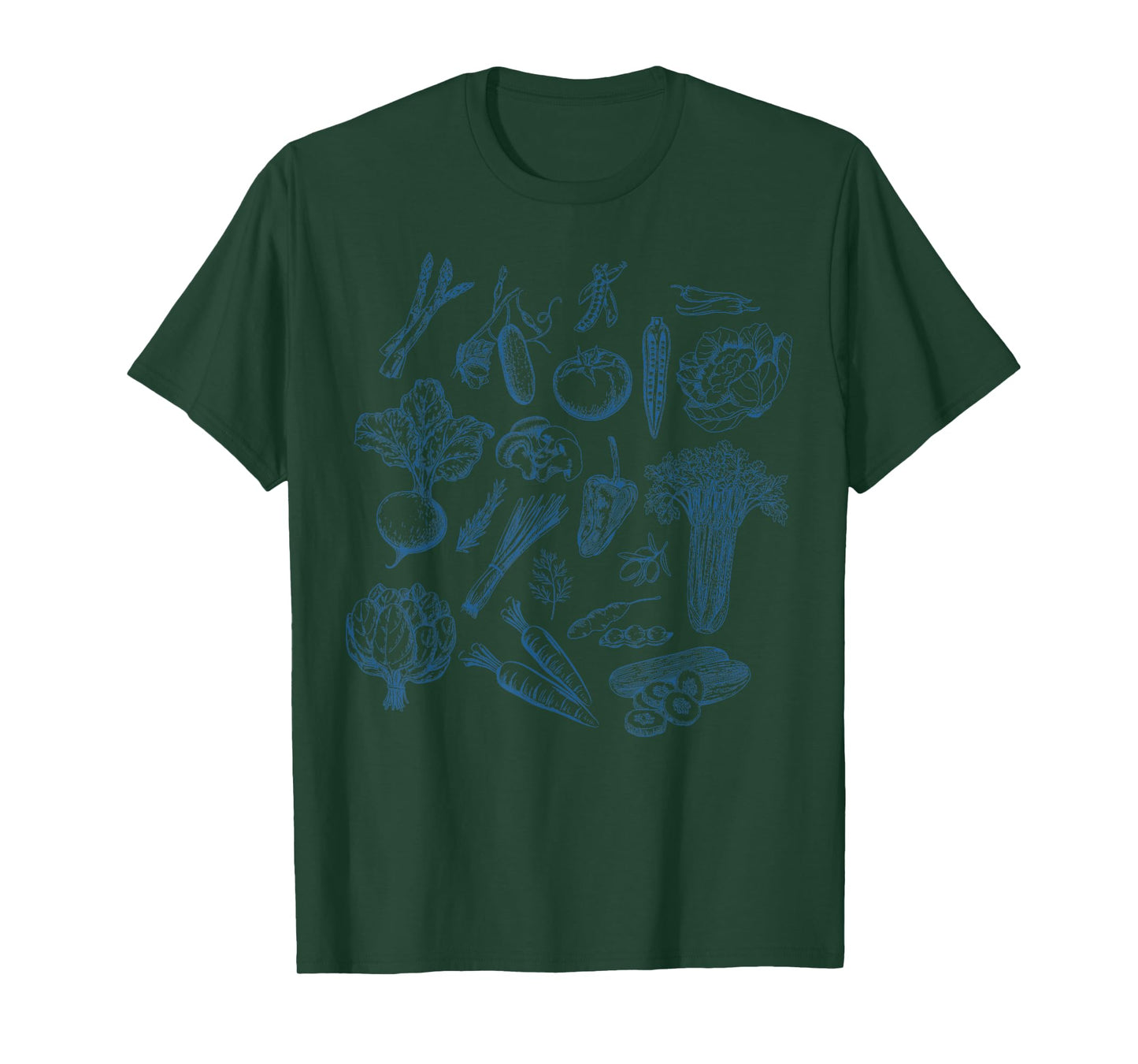 Vintage 90s Tattoo Gardening Vegetable Veggie Lovers T-Shirt