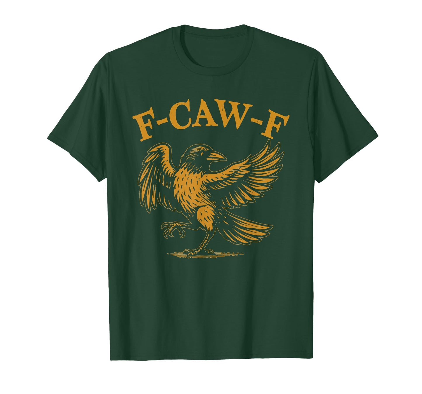 F-Caw-F Funny Black Crow Humor F-Caw-F Quote Crow Meme T-Shirt