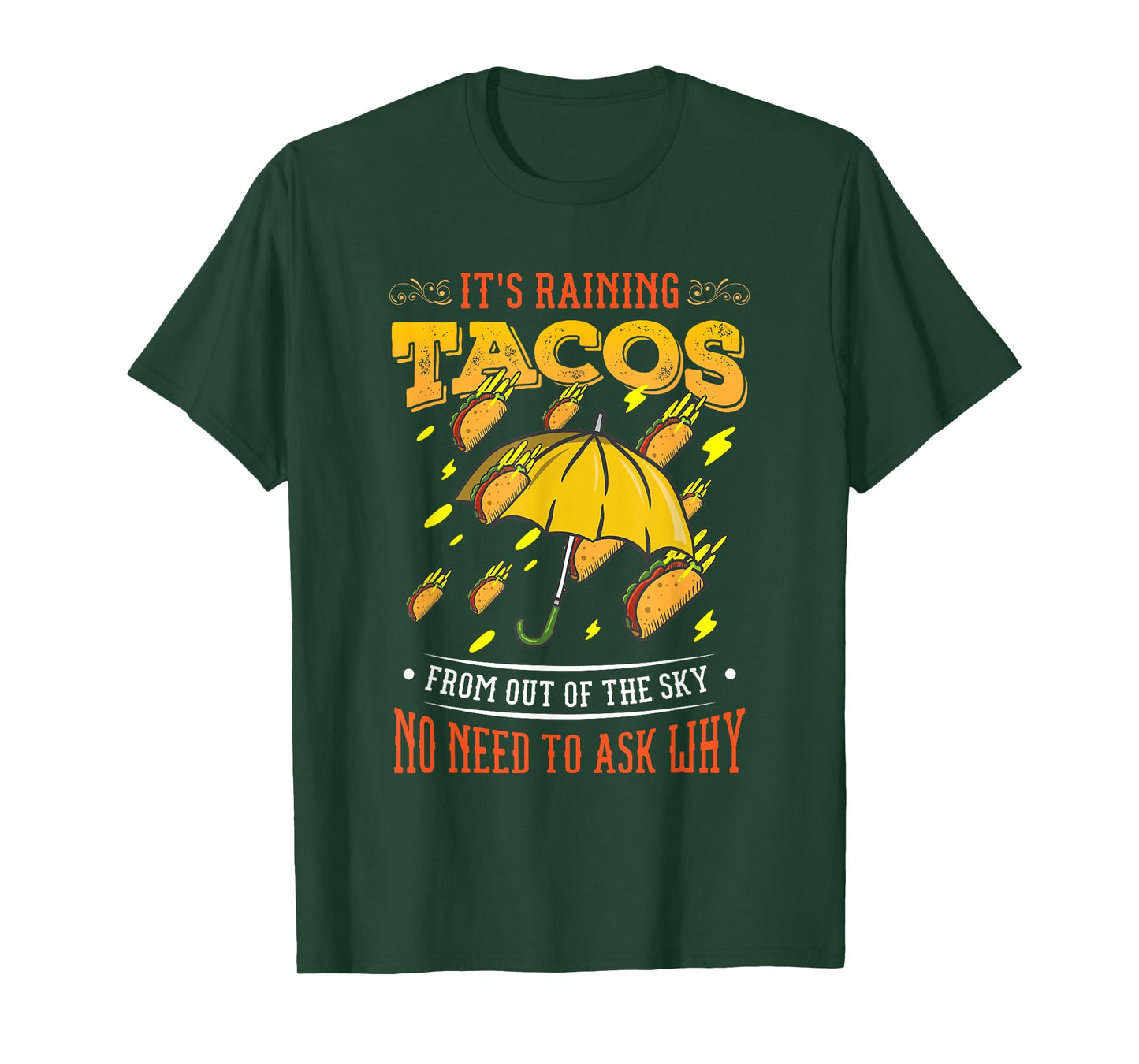 It's Raining Tacos Funny Taco Kids Girls Boys Gift T-Shirt