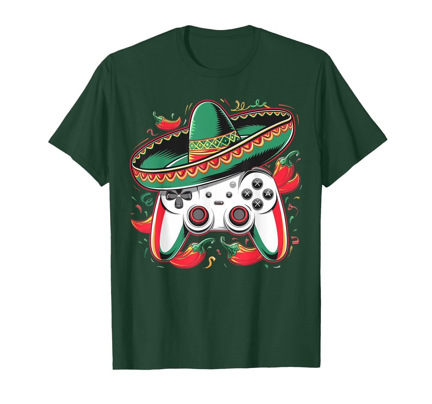Cinco de Mayo kids Gamer Video game Controller Mexican boys T-Shirt