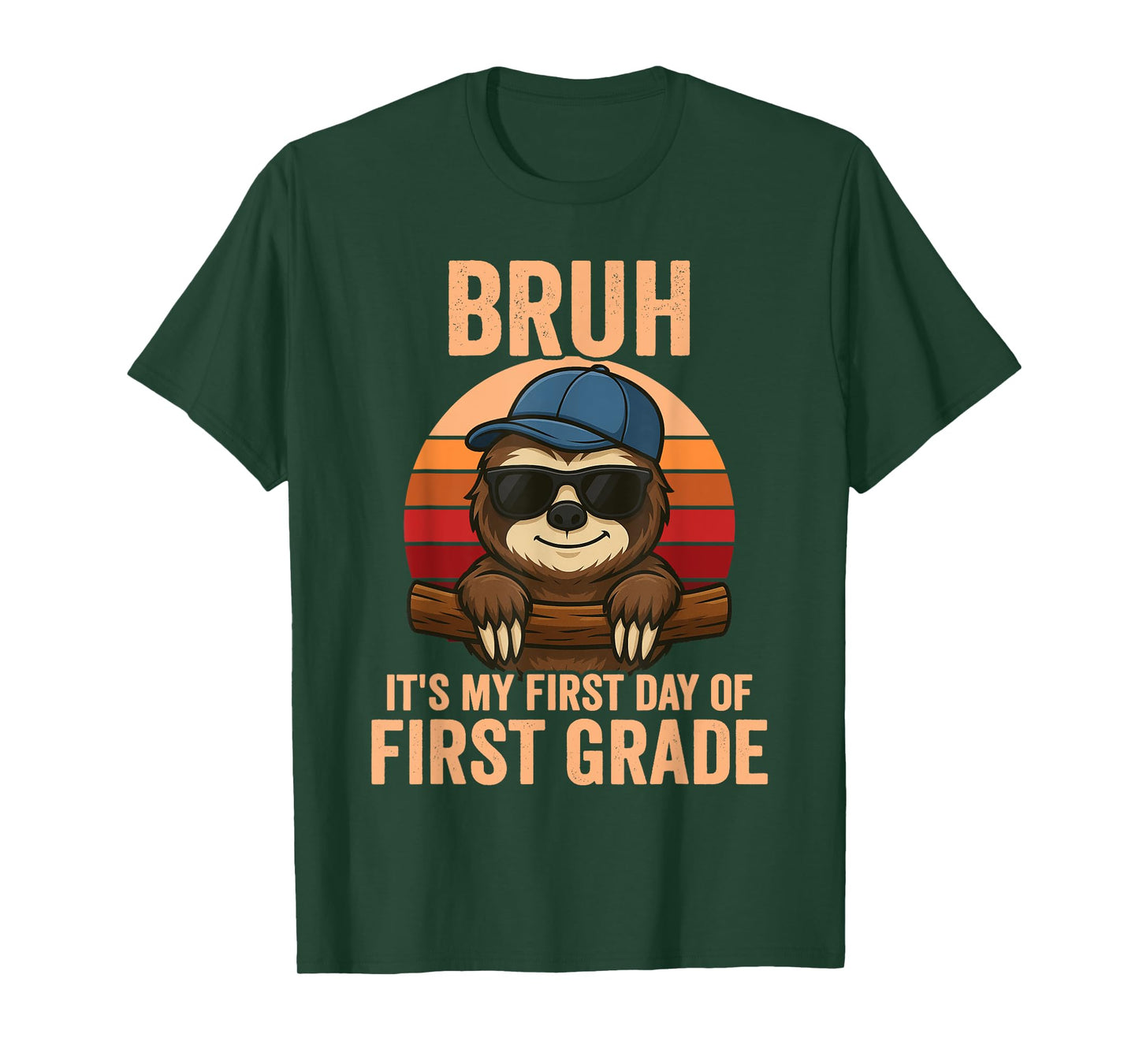 1st Grade Bruh It's My First Day Of First Grade T-Shirt