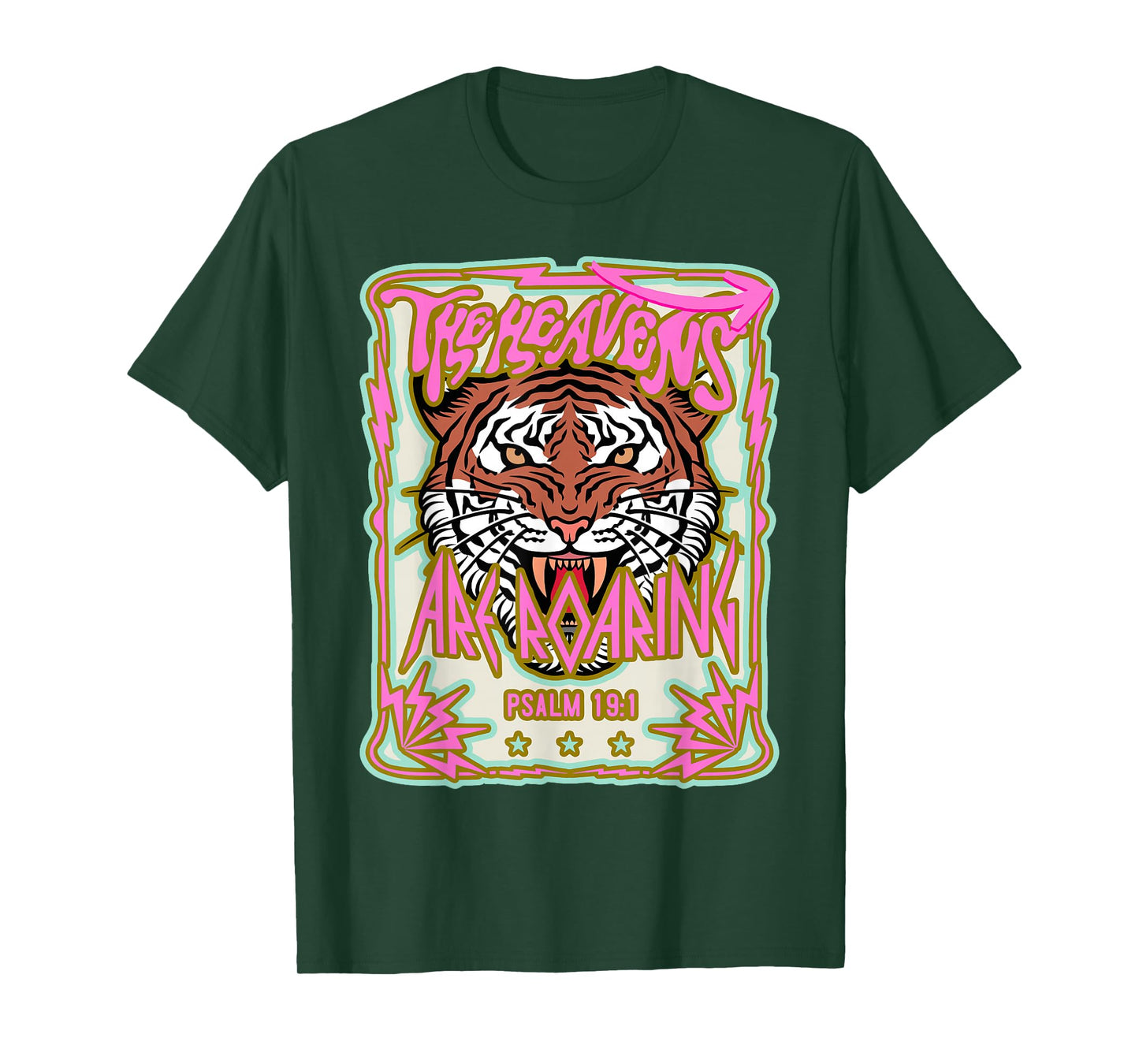 The Heavens are Roaring Bible Verse Faith Christian Jesus T-Shirt