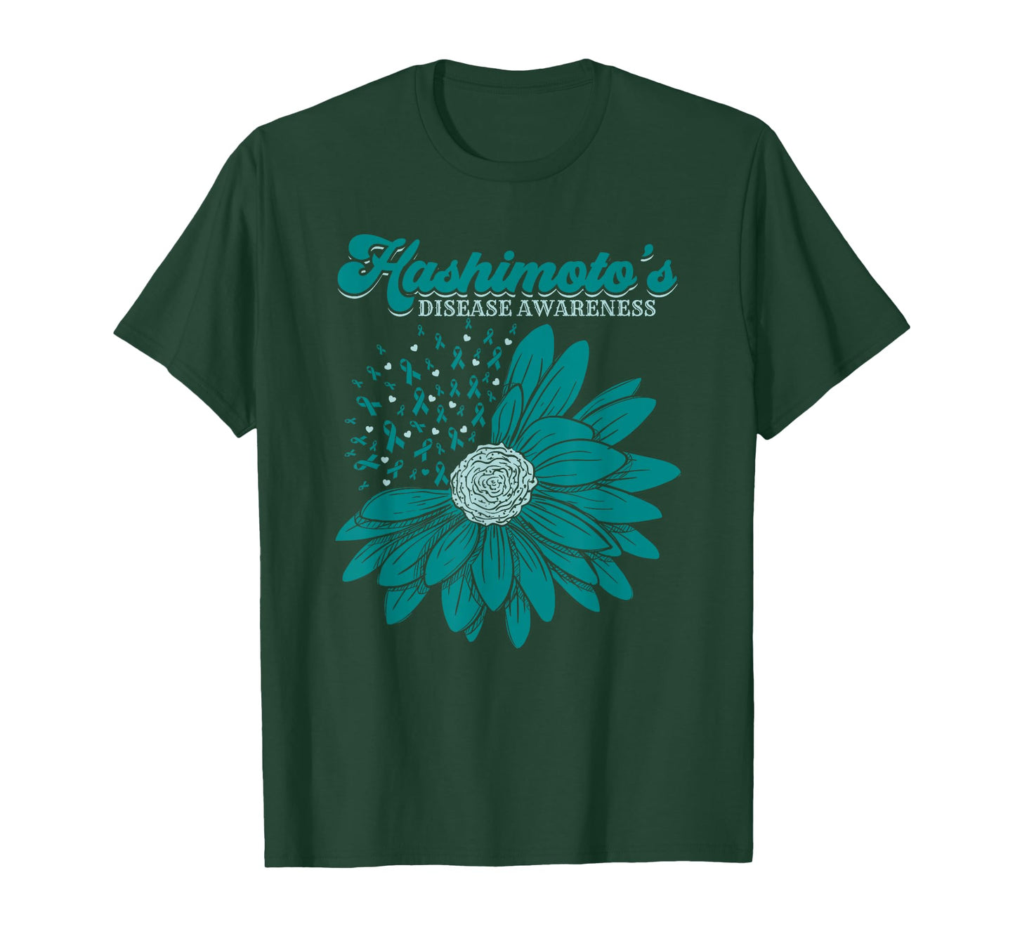 Hashimoto’s Disease A Thyroid Disorder Awareness For Warrior T-Shirt