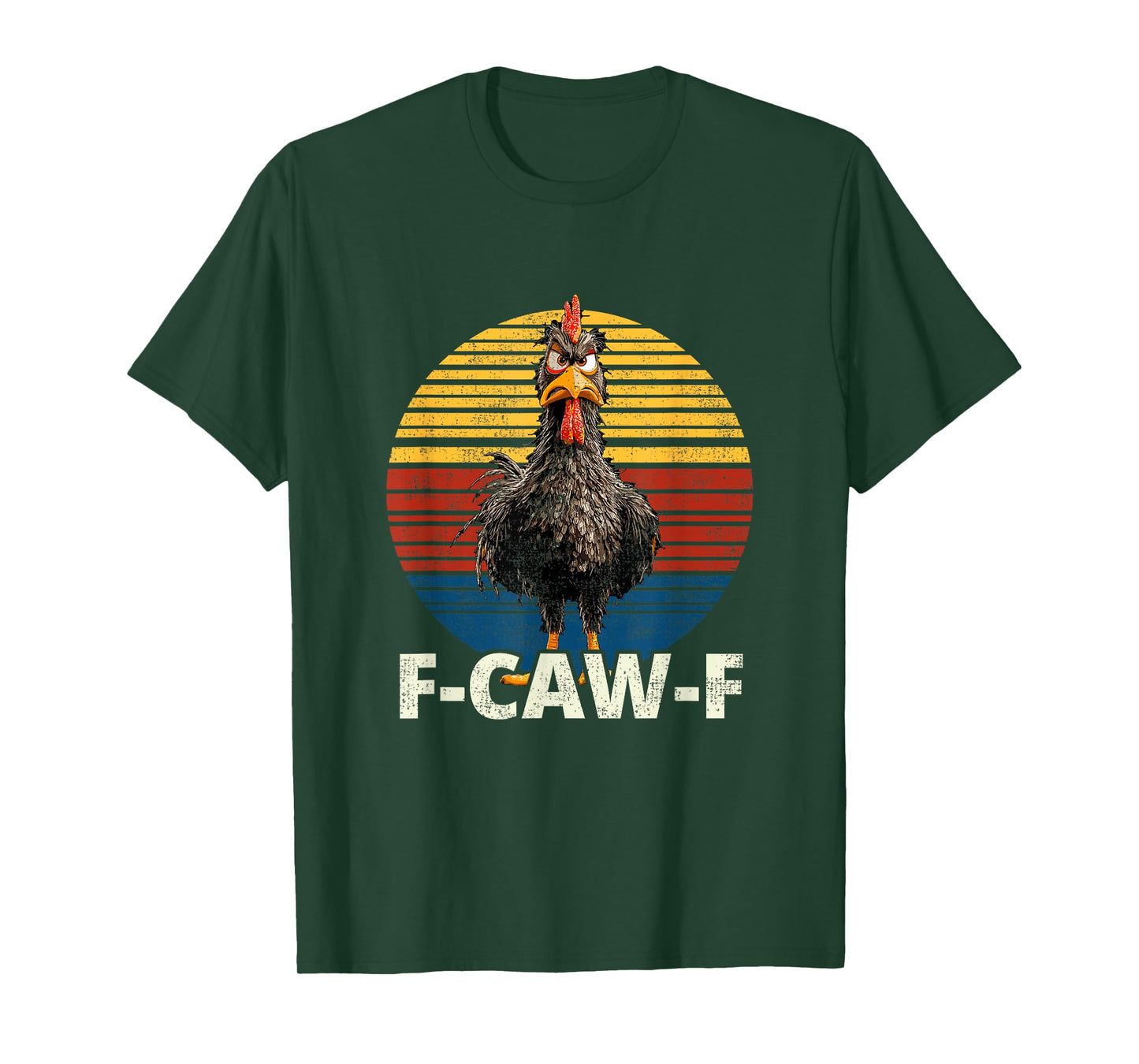 F Caw F Black Chicken, Chicken Lover, Funny F-Caw-F Chicken T-Shirt