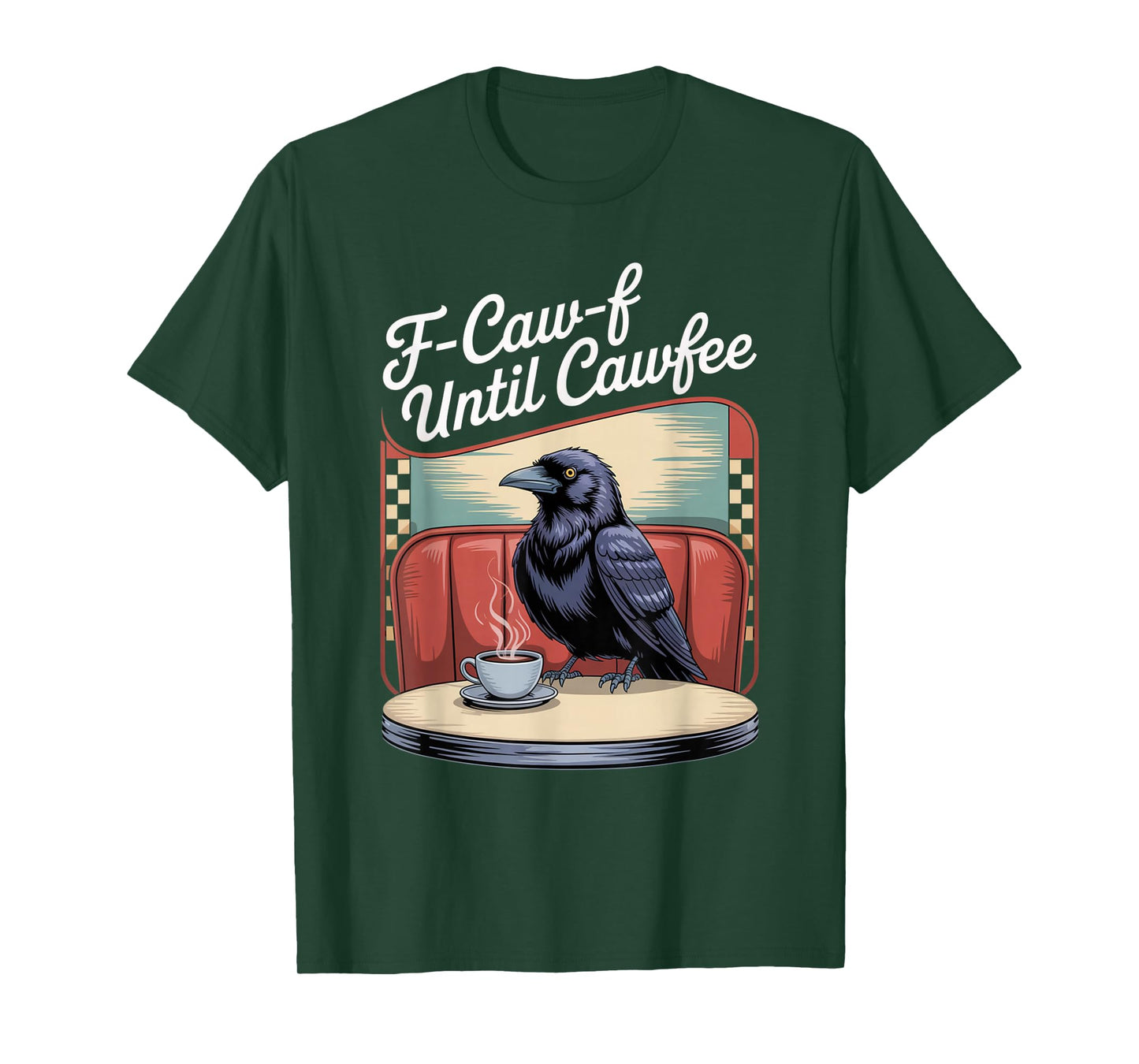 Funny Coffee Lover F-CAW-F Cawfee T-Shirt