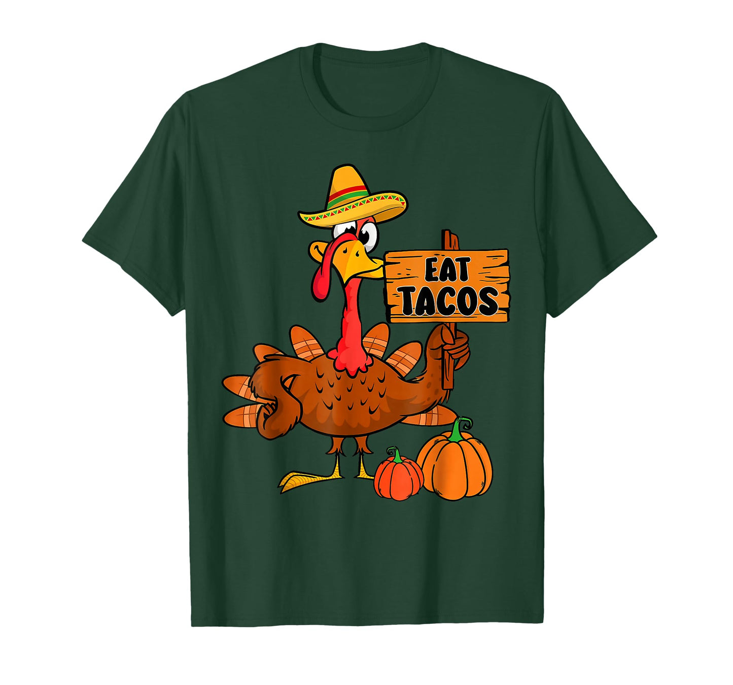 Save A Turkey Eat Tacos Mexican Turkey Thanksgiving T-Shirt