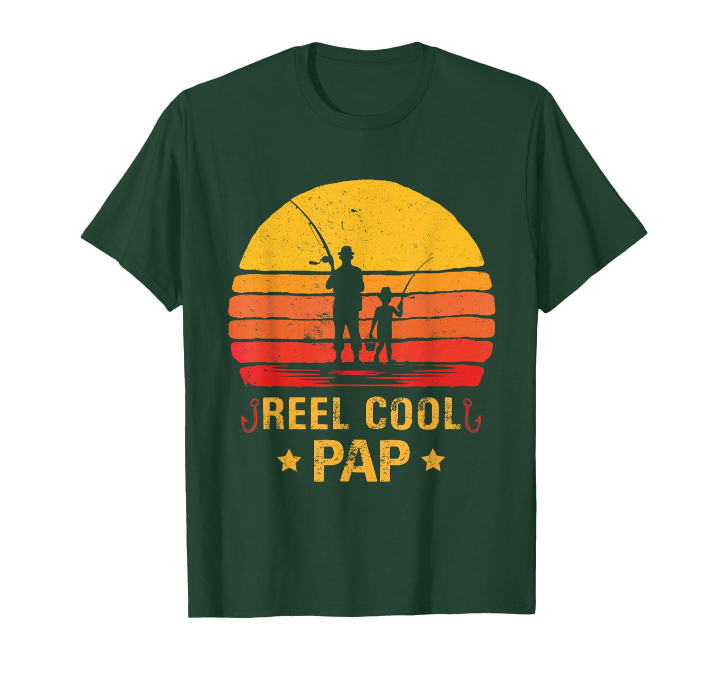 Reel Cool Pap T-Shirt Fishing Fathers Day T-Shirt