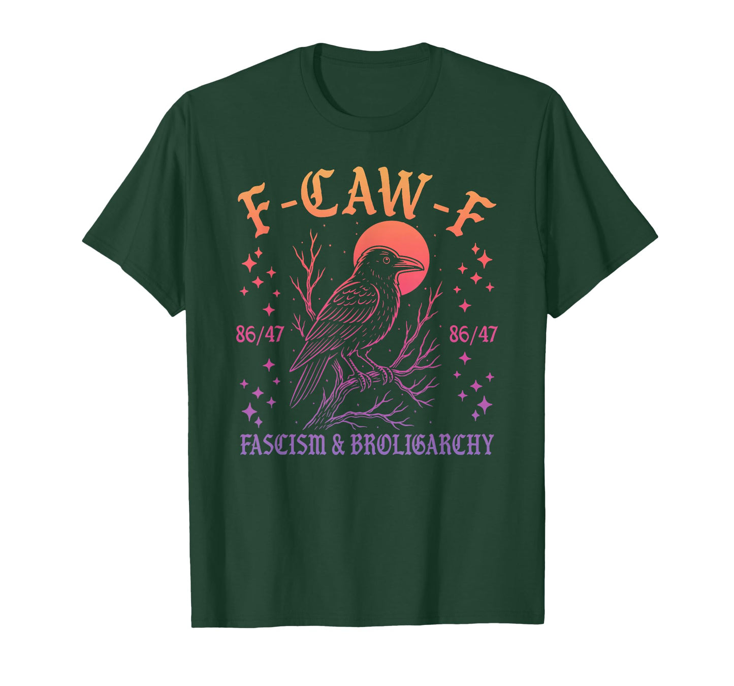 F-CAW Fascism, BROLIGARCHY, Funny Puns T-Shirt