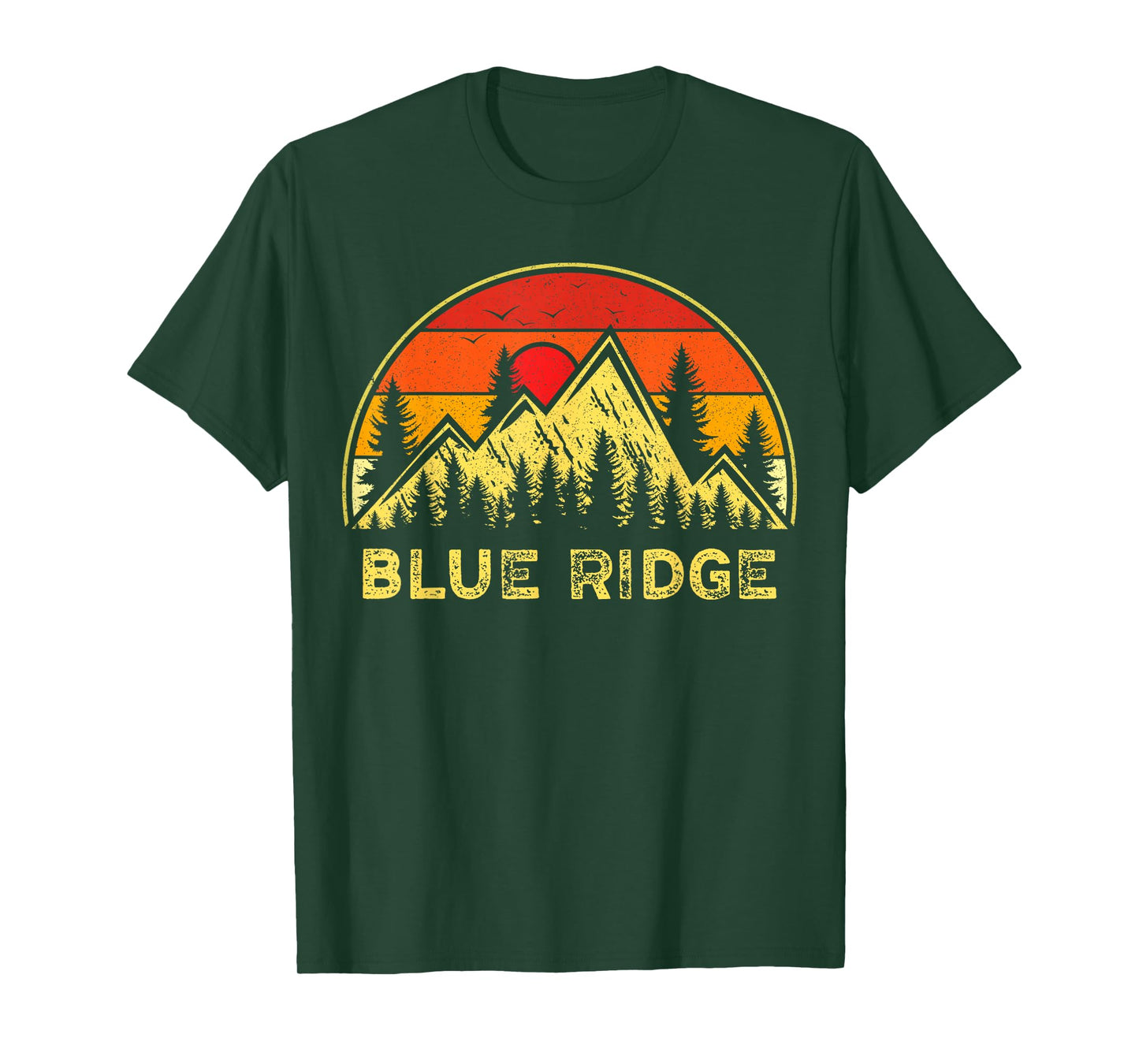 Vintage Blue Ridge Georgia GA Mountains Hiking Souvenir T-Shirt
