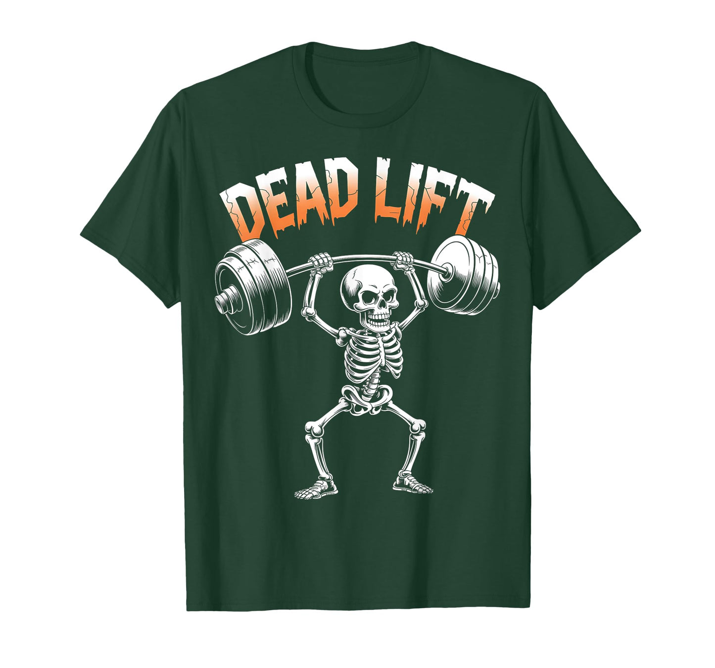 Fitness Gym Halloween Workout Dead Lift Skeleton Deadlift T-Shirt