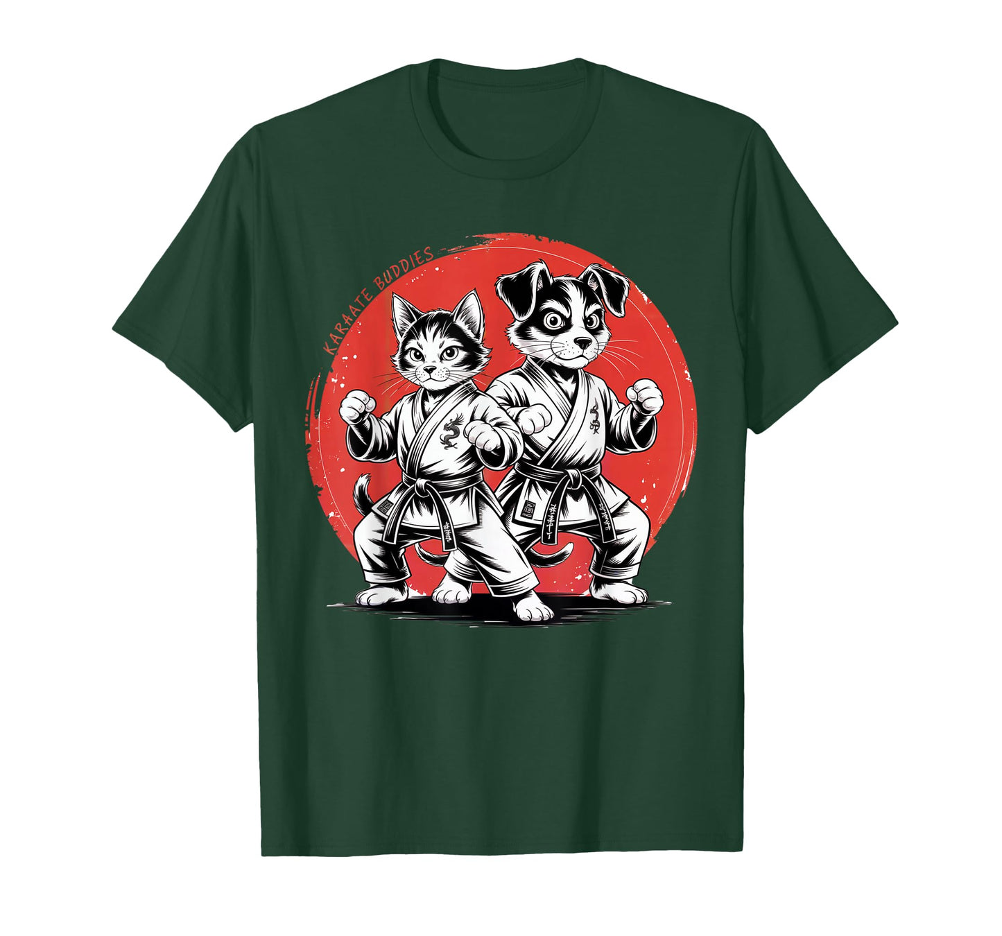Karate Cat Dog Karate Gi Karate Japanese Stuff Karate T-Shirt