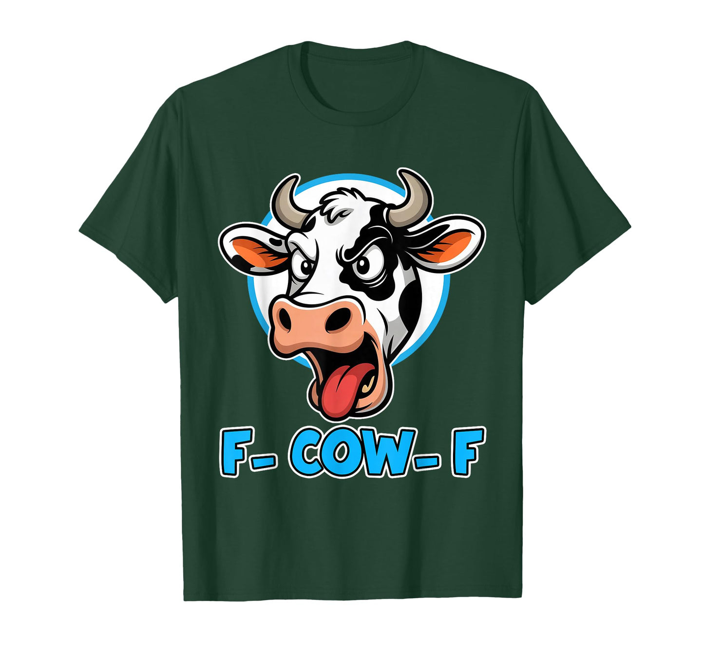Cow F-Cow-F Funny F-Caw-F Dairy Cow Adult Humor Meme Men T-Shirt