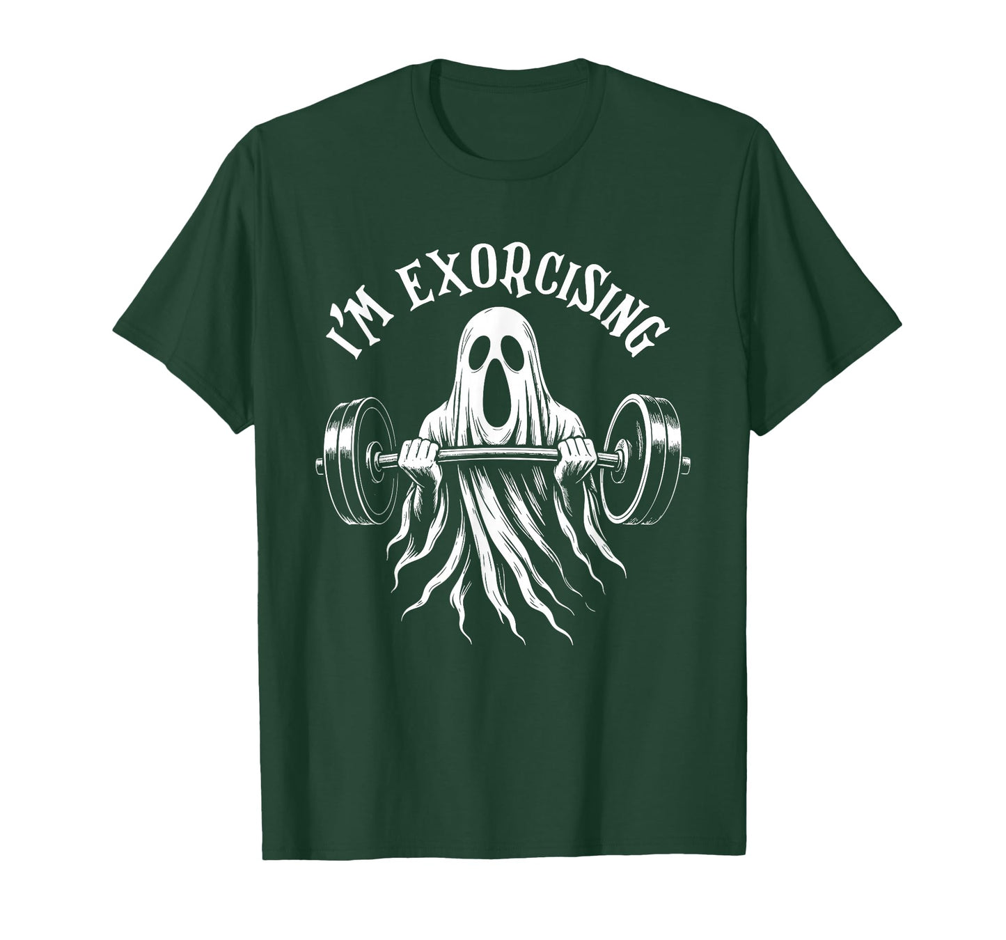 I'm Exorcising - Spooky Fitness Ghost Gym Ghoul Halloween T-Shirt