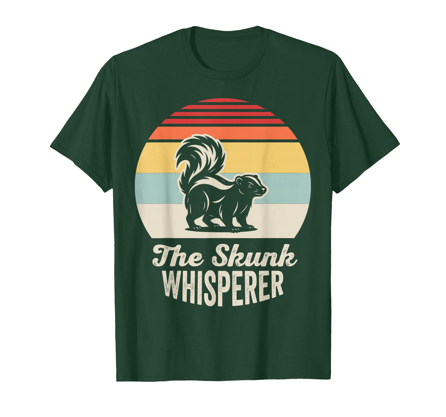 The Skunk Whisperer Retro Style T-Shirt
