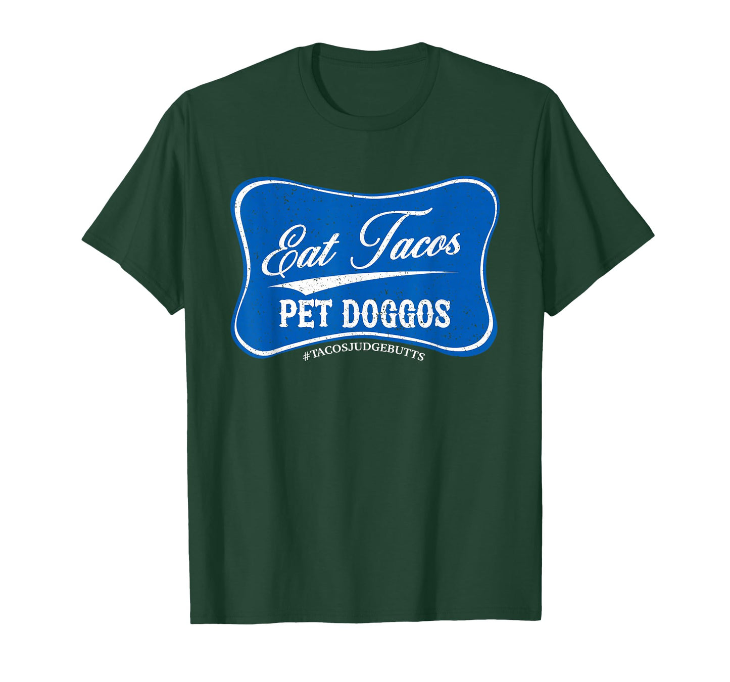 Funny Eat Tacos Pet Doggos Taco Lover Foodie Dog T-Shirt