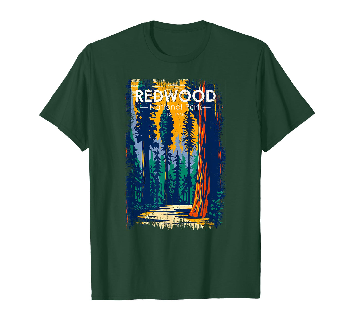 Redwood National Park Vintage Distressed T-Shirt