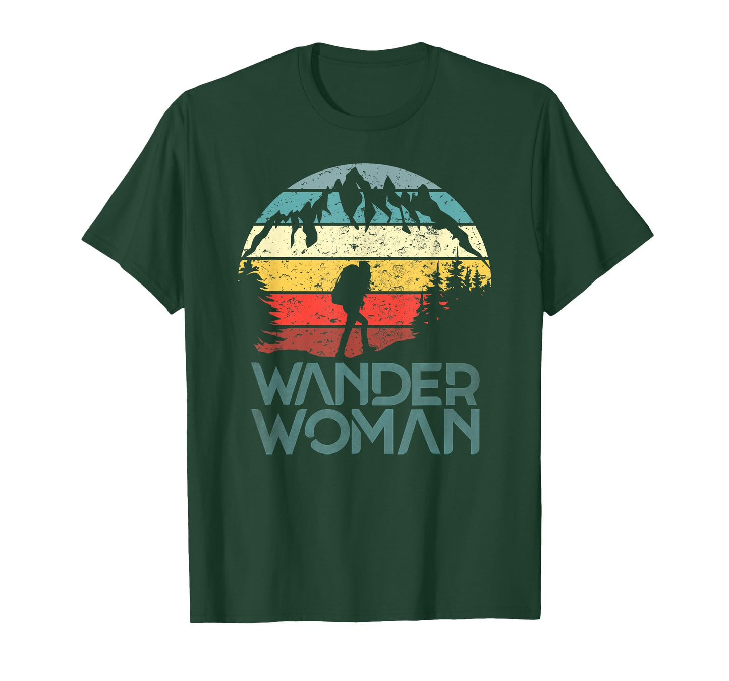 Wander Woman Hiking Mountaineering Women Hiking Ladies T-Shirt