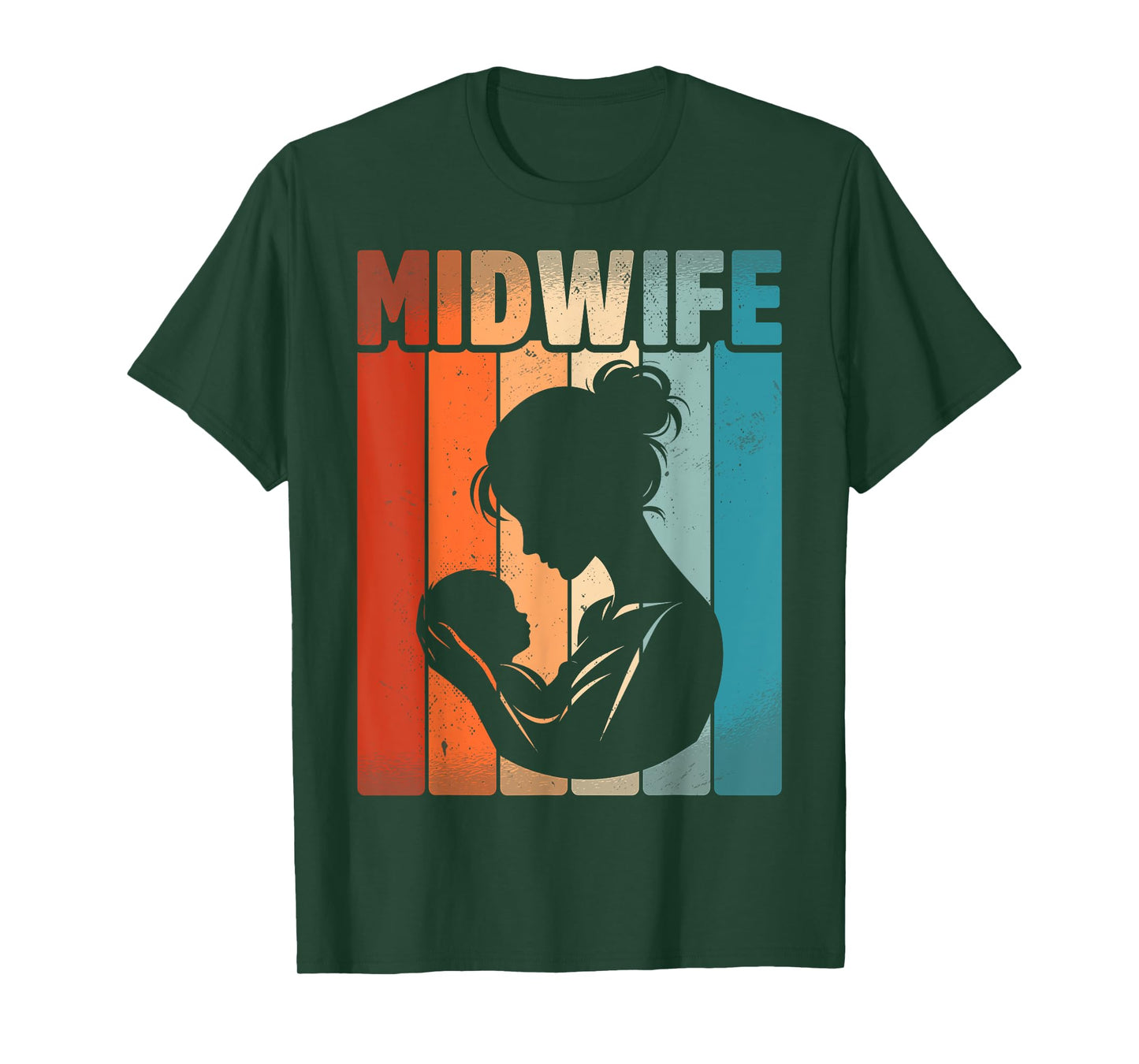 Midwife - Retro style Midwifery Gifts Men Women Doula T-Shirt