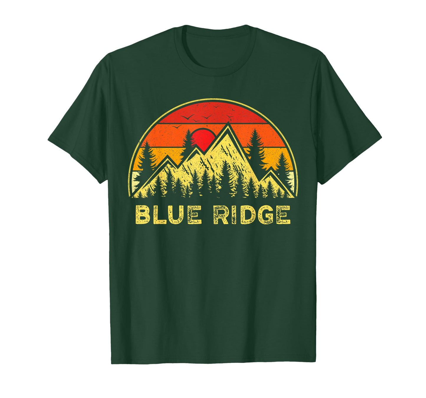 Vintage Blue Ridge Georgia GA Mountains Hiking Souvenir T-Shirt