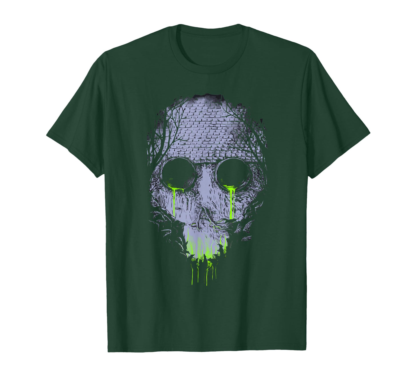 I Love Toxic Skull Waste Protect nature T-Shirt