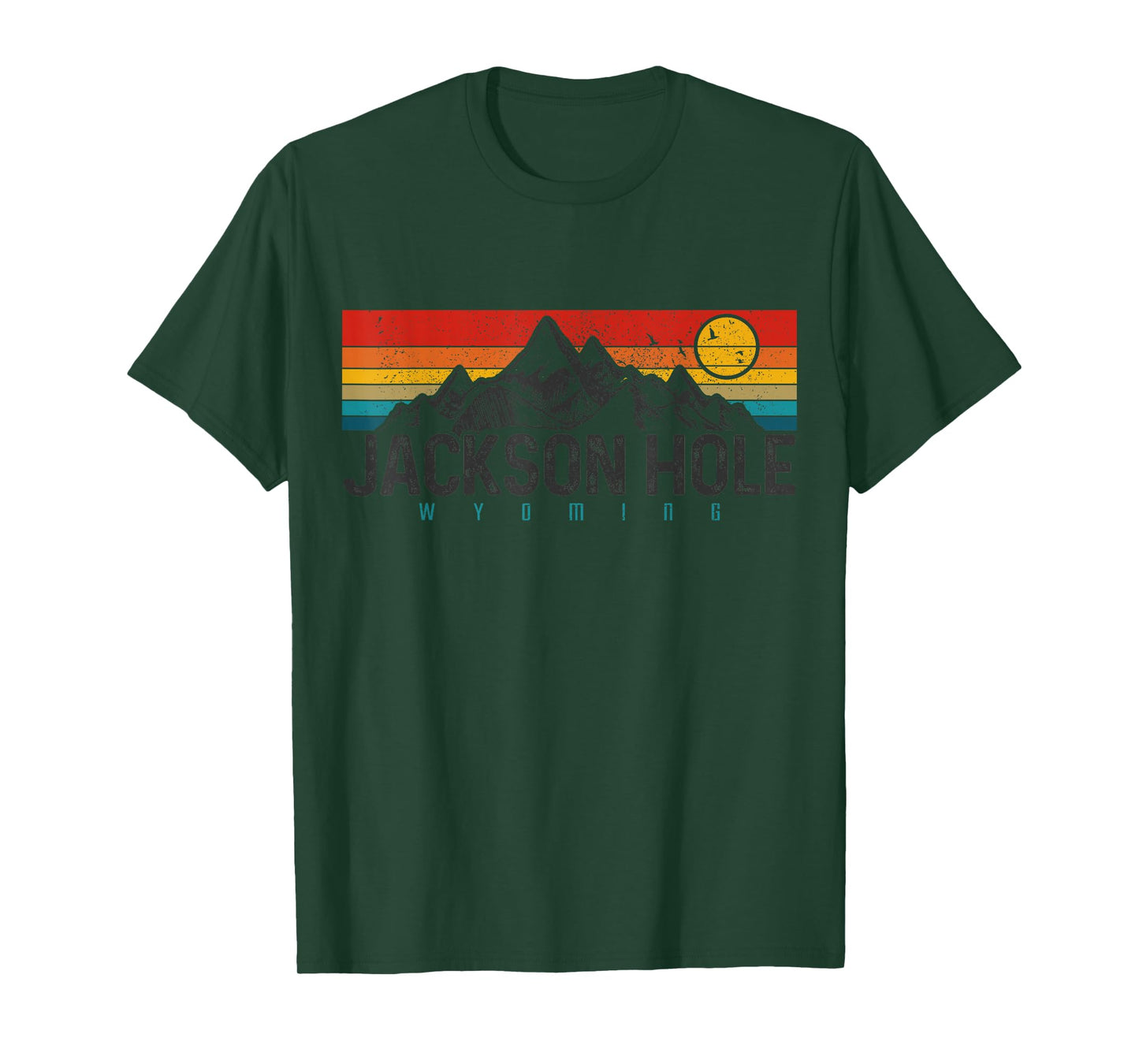 Jackson Hole Vintage Wyoming Mountains Pride Gift T-Shirt