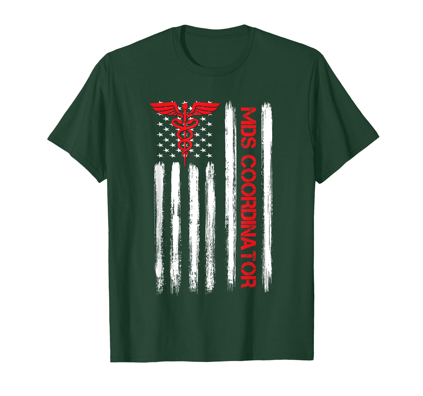 Mds Coordinator Nurse American Flag RN Registered Nurse T-Shirt