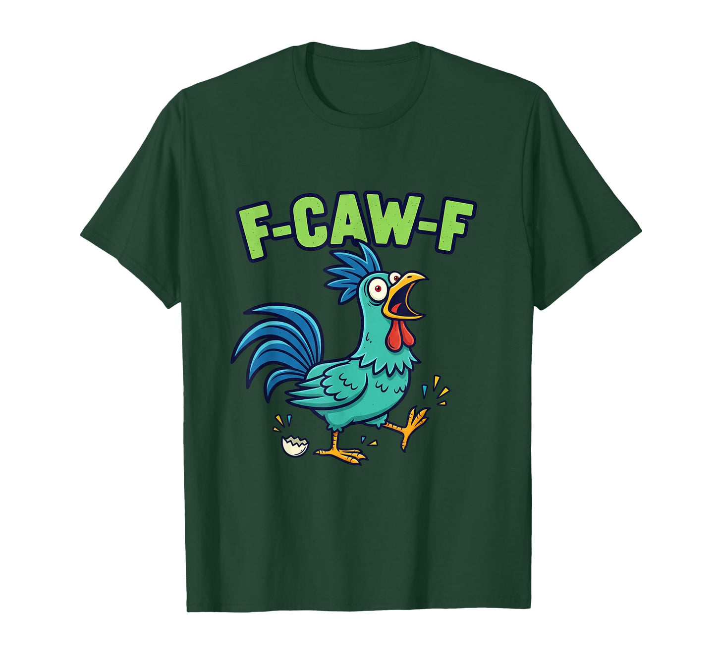 F-Caw-F Funny Crow Graphic Tee – Black Bird Humor Shirt T-Shirt