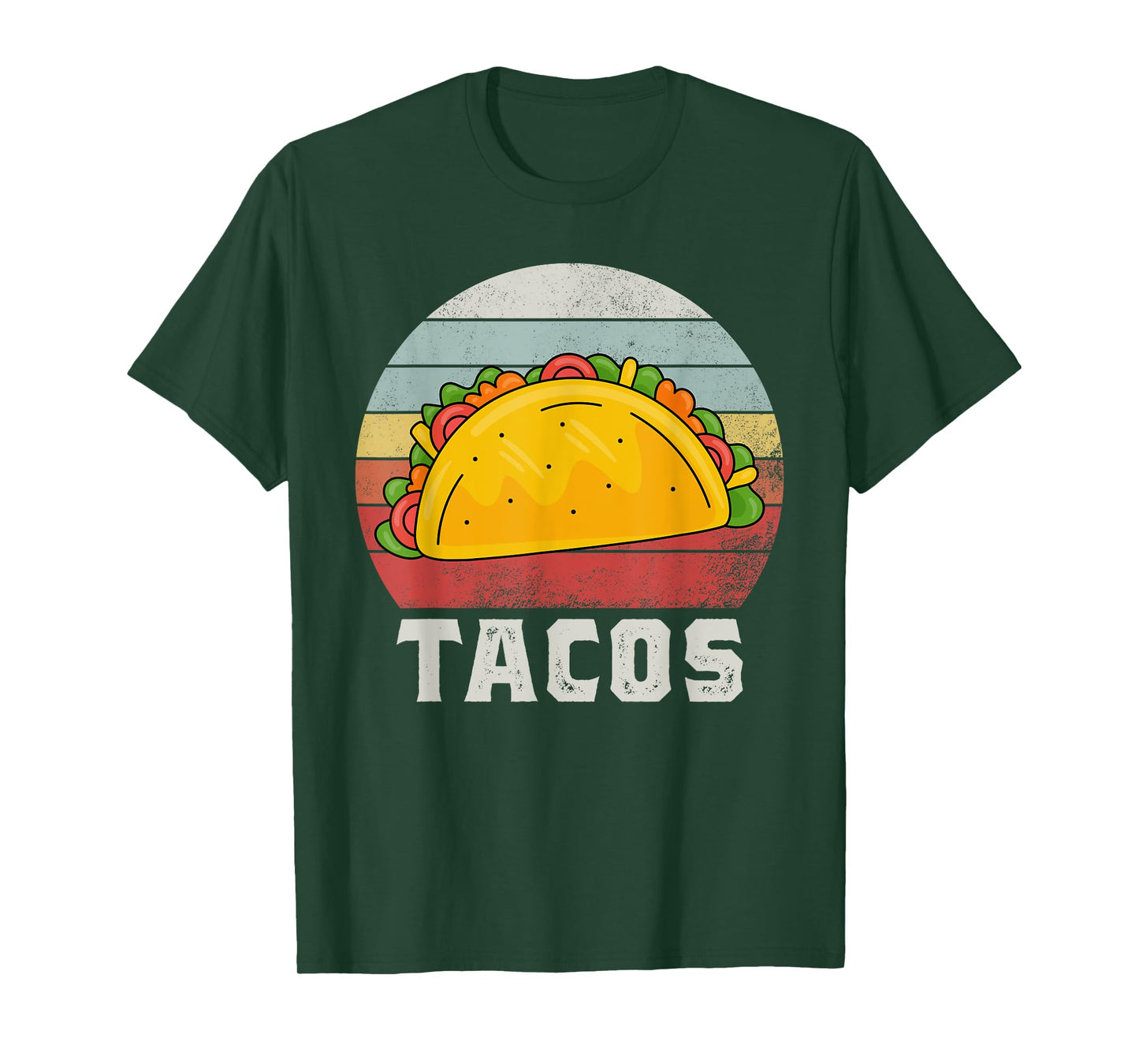Tacos Retro Funny Mexican Food Humor Street Taco T-Shirt