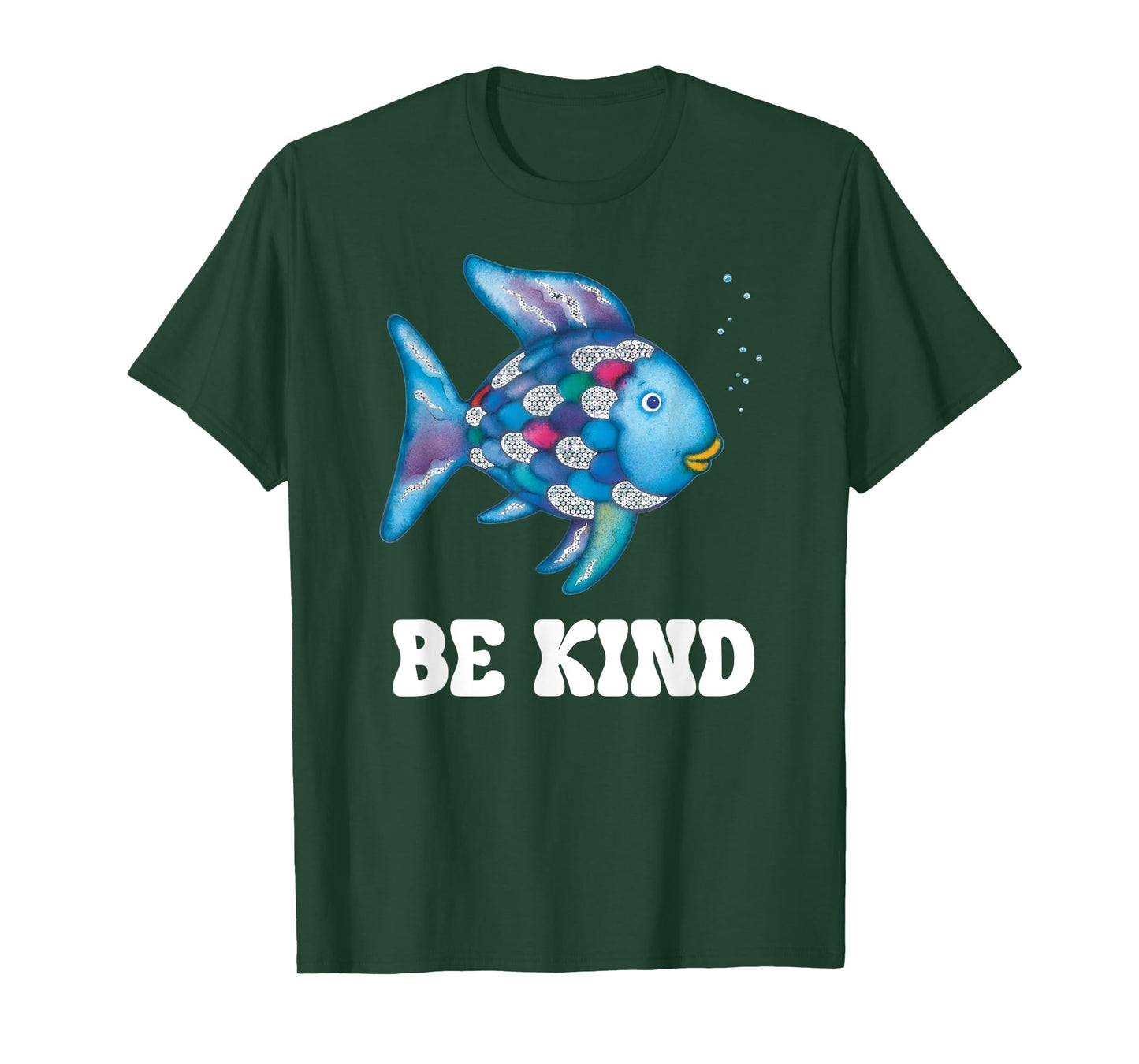 Be Kind Rainbow Fish Teacher Life Teaching Back To School T-Shirt