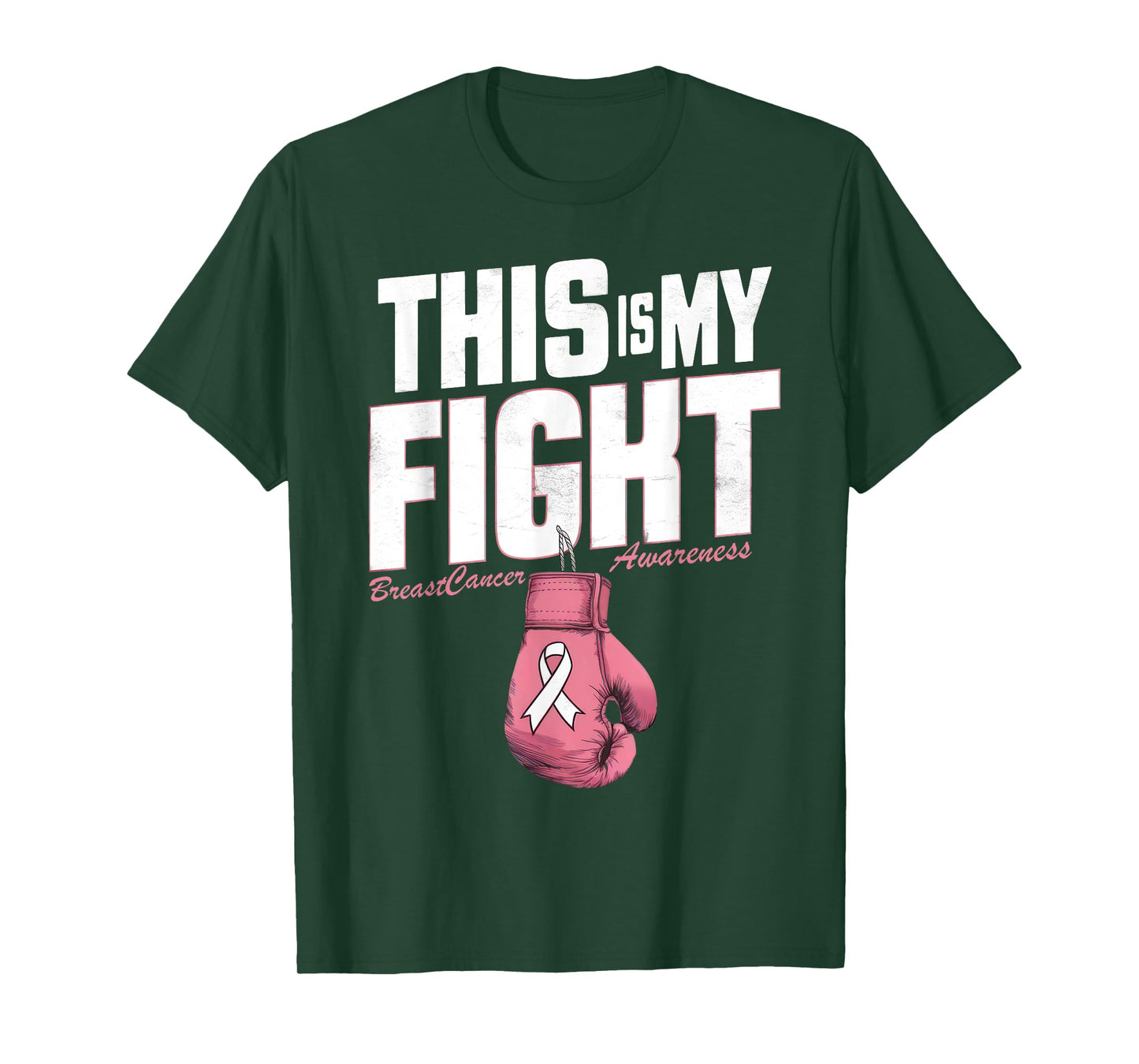 This Is My Fight Breast Cancer Awareness boxing glove Woman T-Shirt