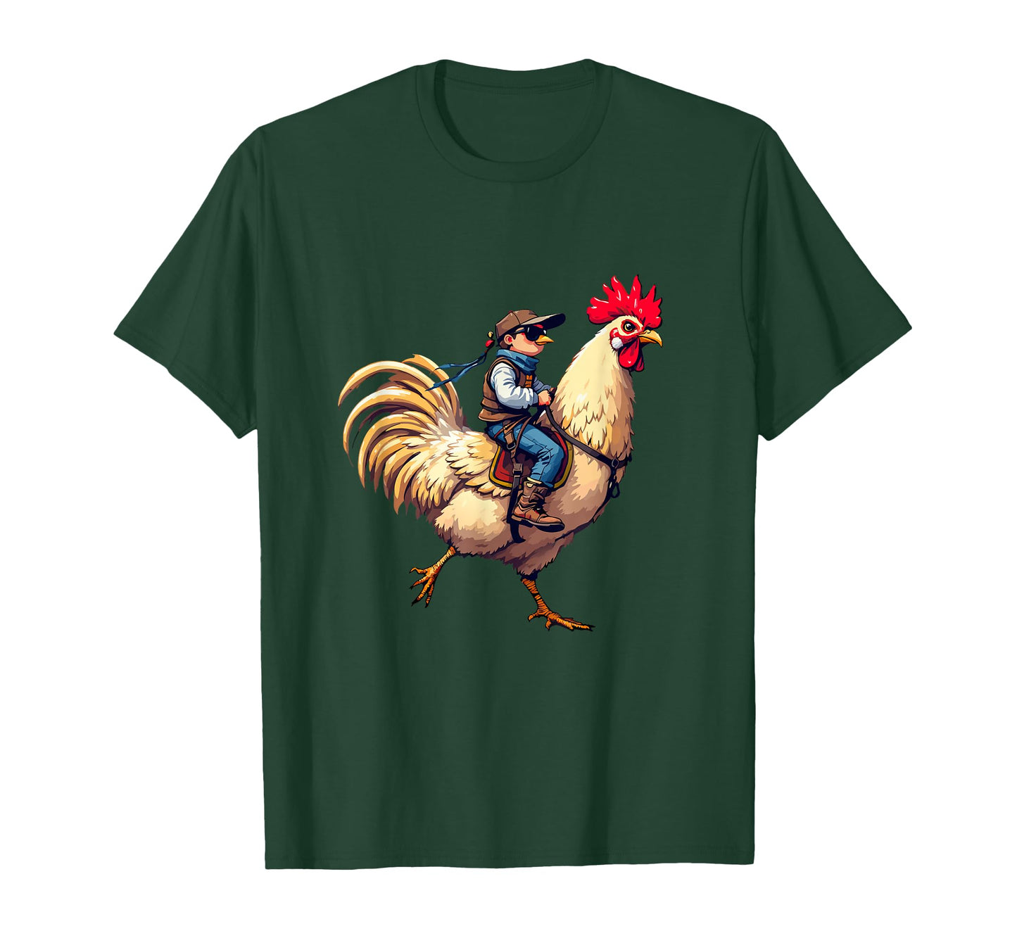 Funny "F-Caw-F" Chicken shirts funny meme vibes graphic tees T-Shirt