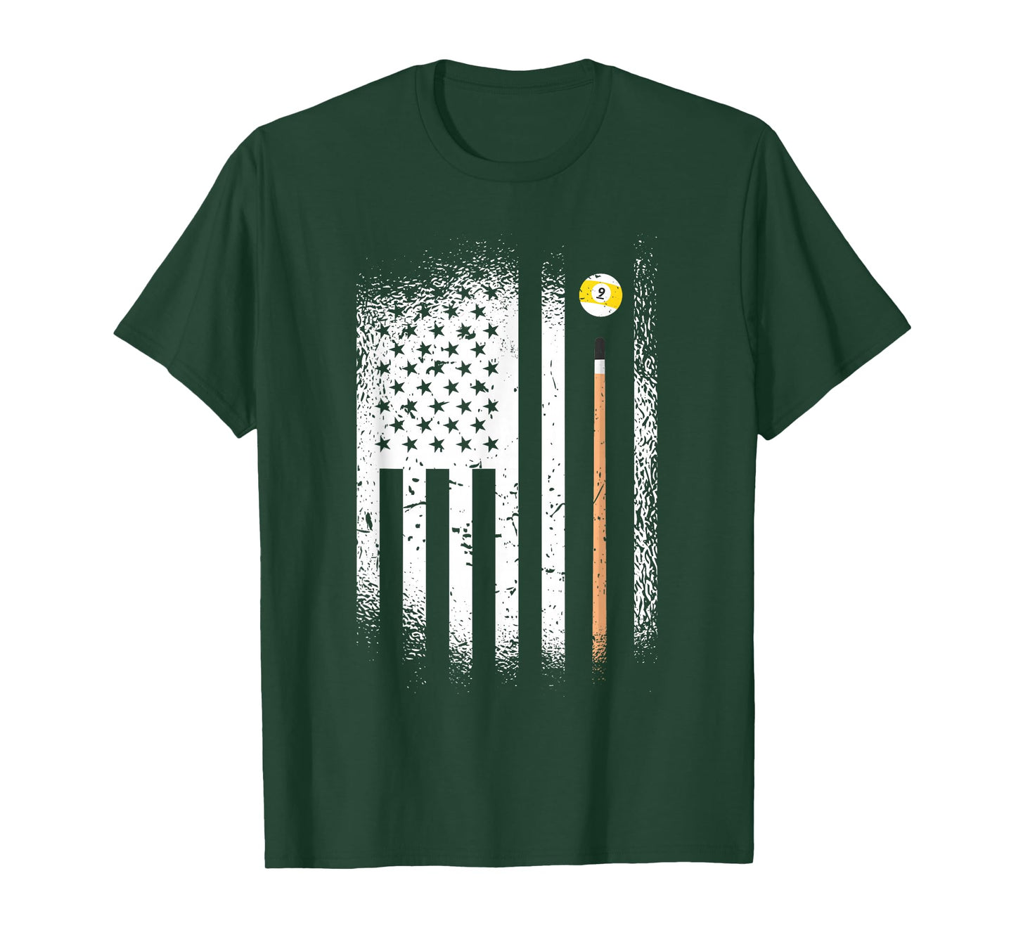 USA Snooker 9 Balls 8 Balls Billiard Players T-Shirt