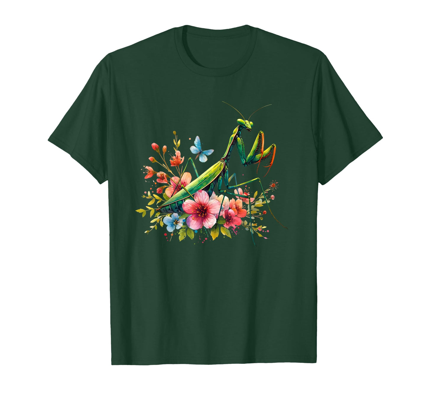 Beautiful Insect Art - Praying Mantis T-Shirt