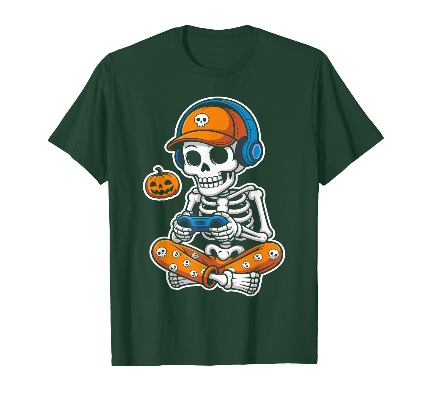 Gaming Skeleton Halloween Video Game Costume for Gamers T-Shirt