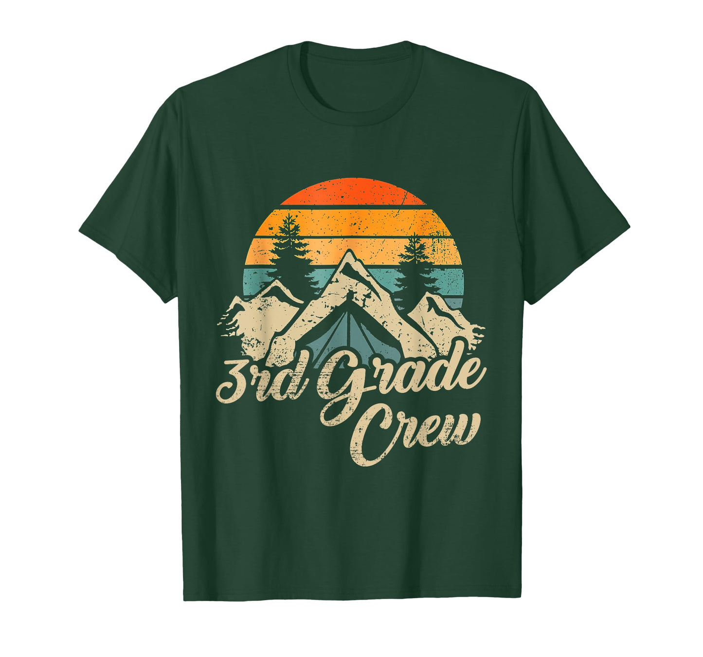 3rd Grade Crew back to school after camping trip love camp T-Shirt