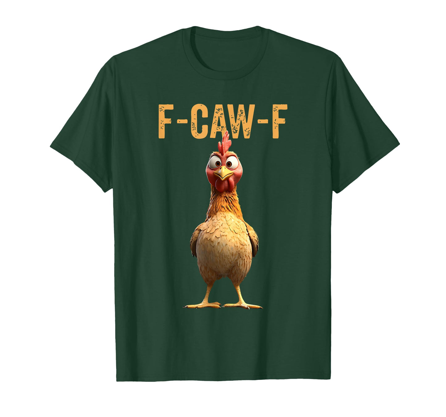 Funny F-Caw-F Chicken FCAWF Rooster Halloween Bird Crow T-Shirt