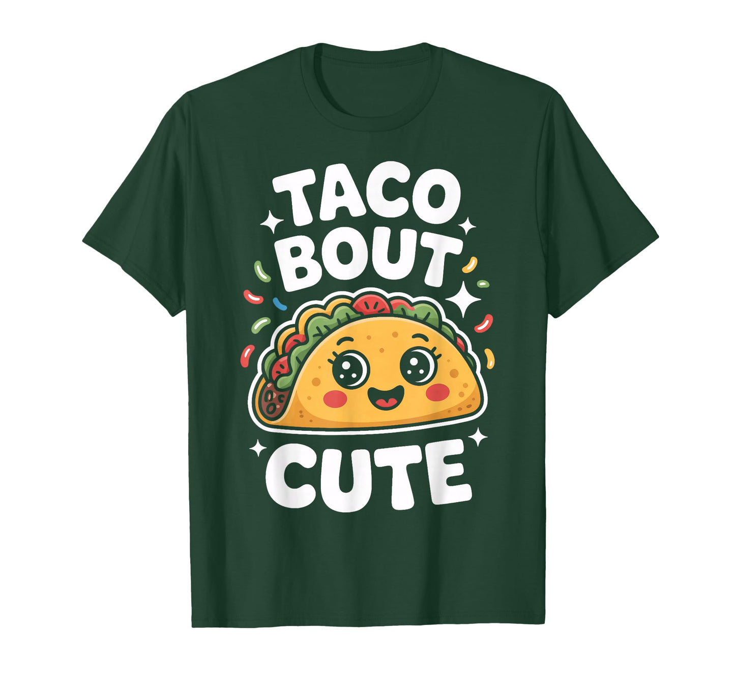 Taco Bout Cute for Taco Lovers and Food Fans T-Shirt