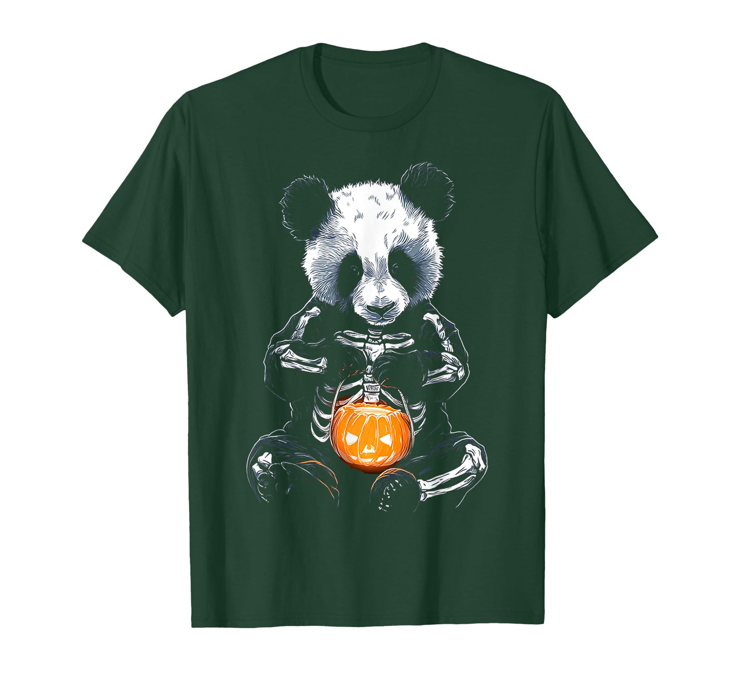 Halloween Panda Potions Pumpkin Skeleton Animal Halloween T-Shirt