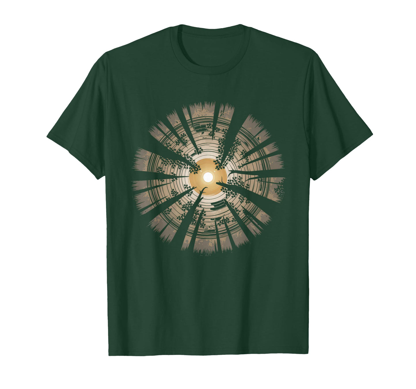 Trees Tshirt Wildlife Nature Vintage Forest Woods Outdoor T-Shirt