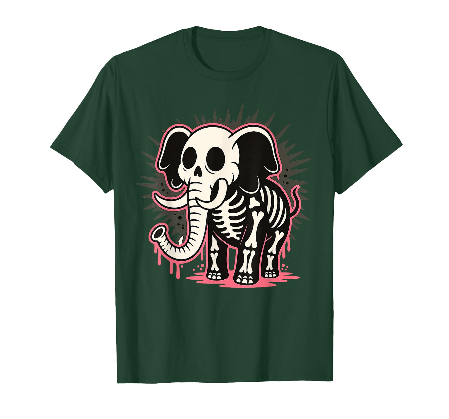 Ghost Pumpkin Elephant Skeleton Halloween Costume Gifts T-Shirt