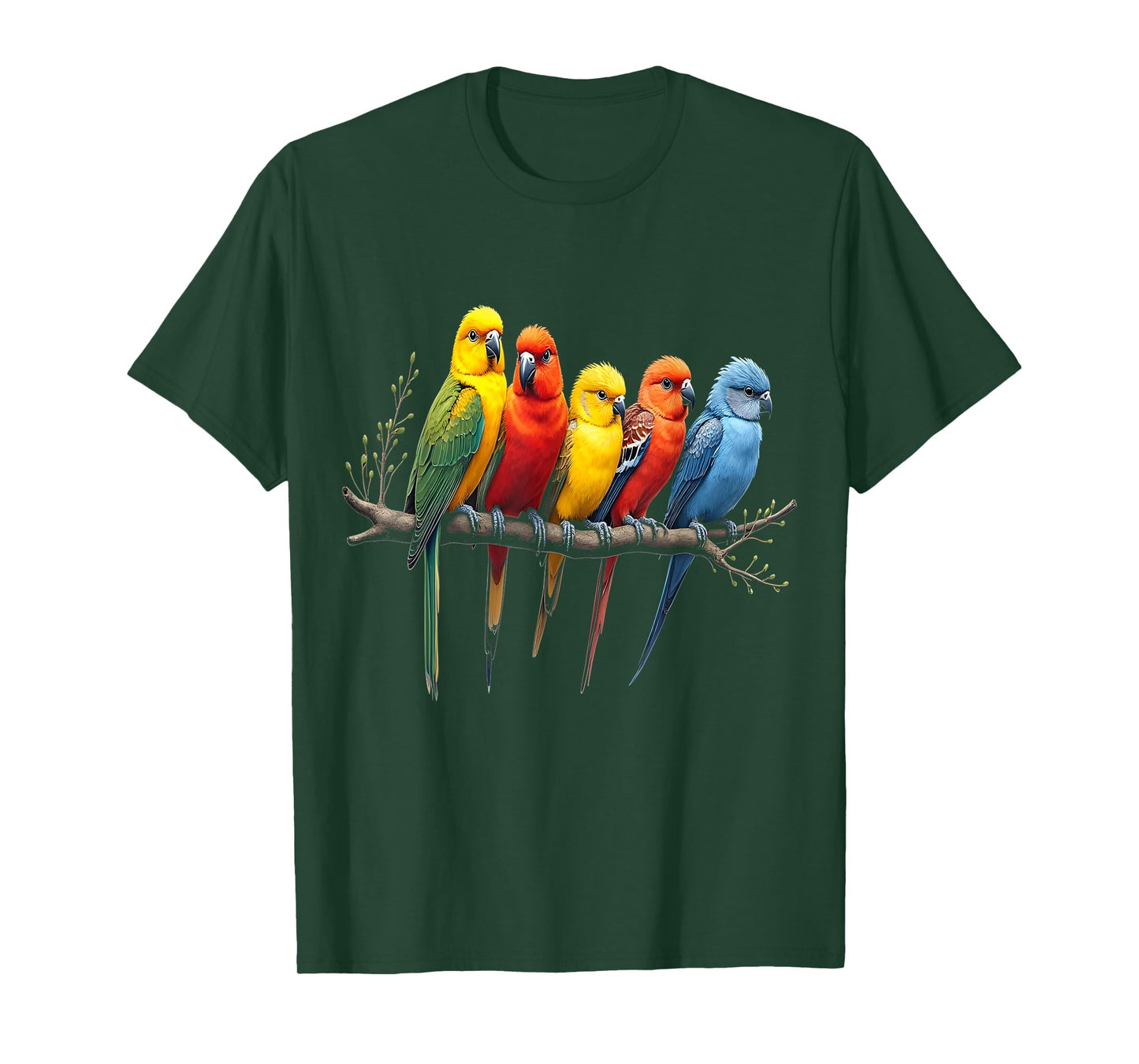 Colorful Birds T-Shirt