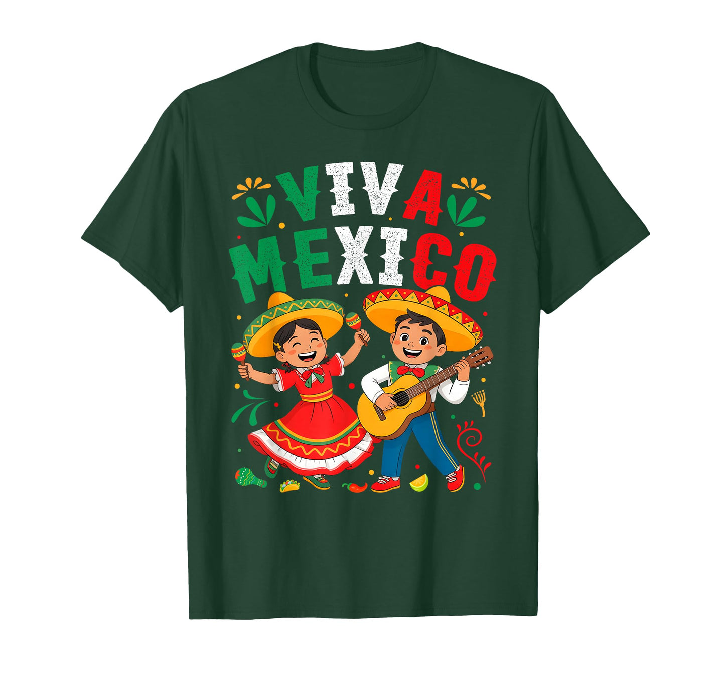 Viva Mexico Independence Day Flag Viva Mexico T-Shirt