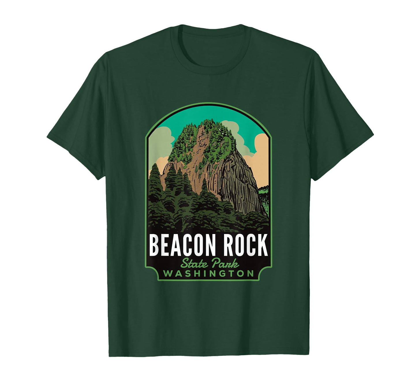 Beacon Rock State Park WA T-Shirt