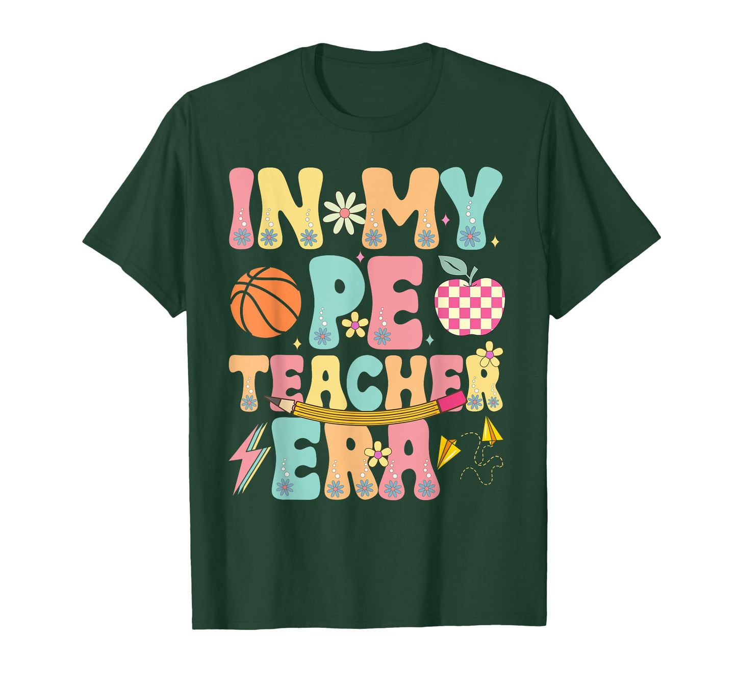 In My PE Teacher Era Physical Education Back To School T-Shirt