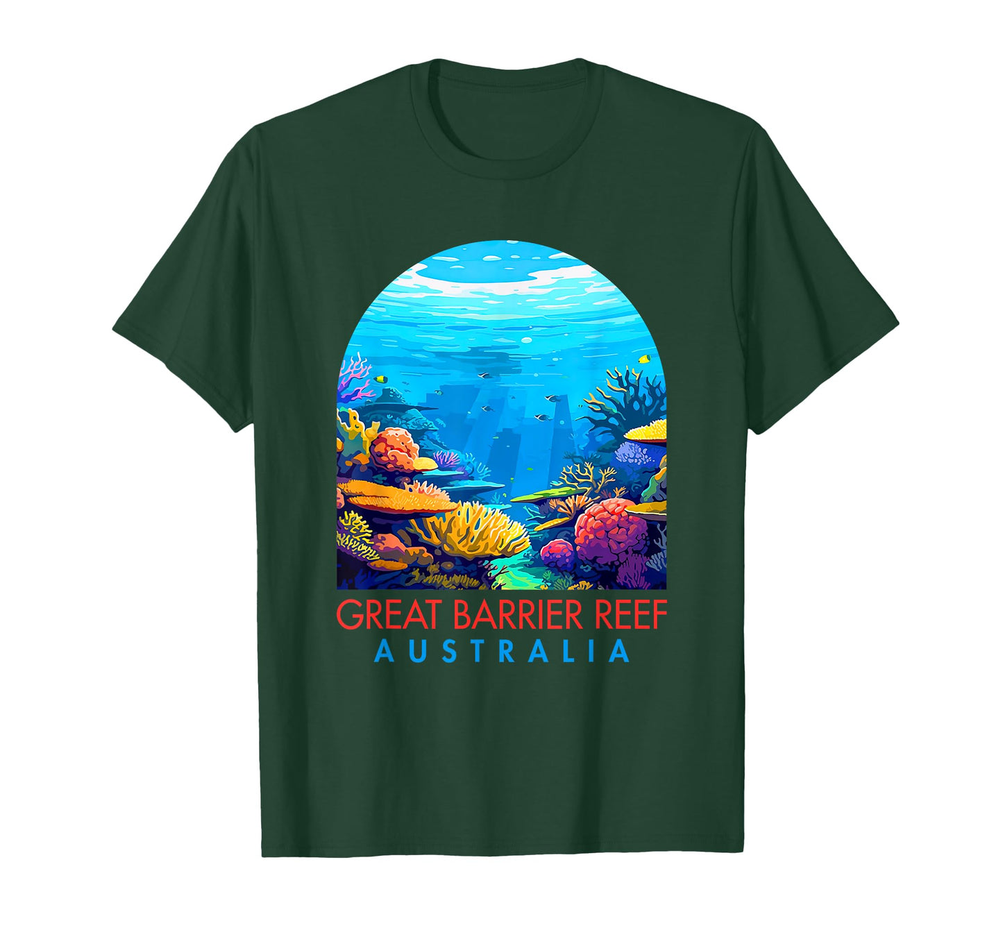 Nature Exploring Travel Great Barrier Reef National Park T-Shirt