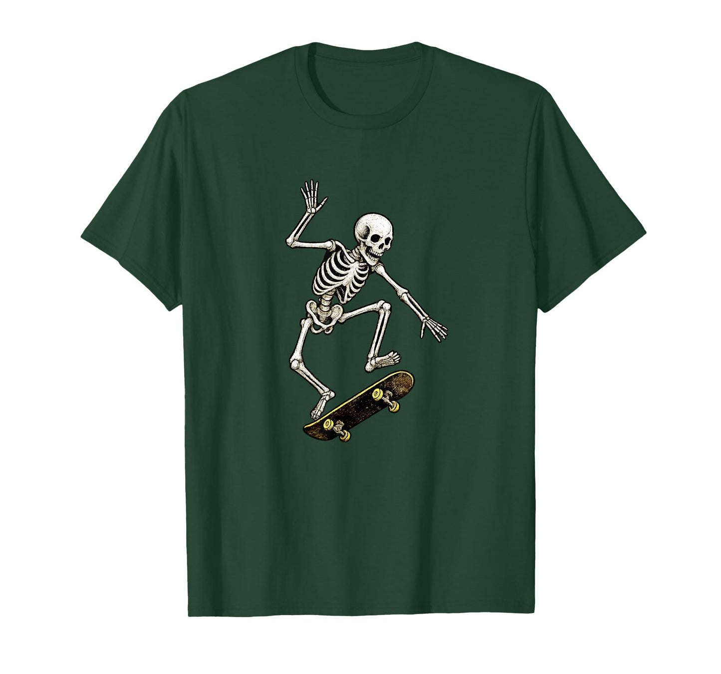 Skeleton Skateboarder Skateboarding Skater Skateboard T-Shirt